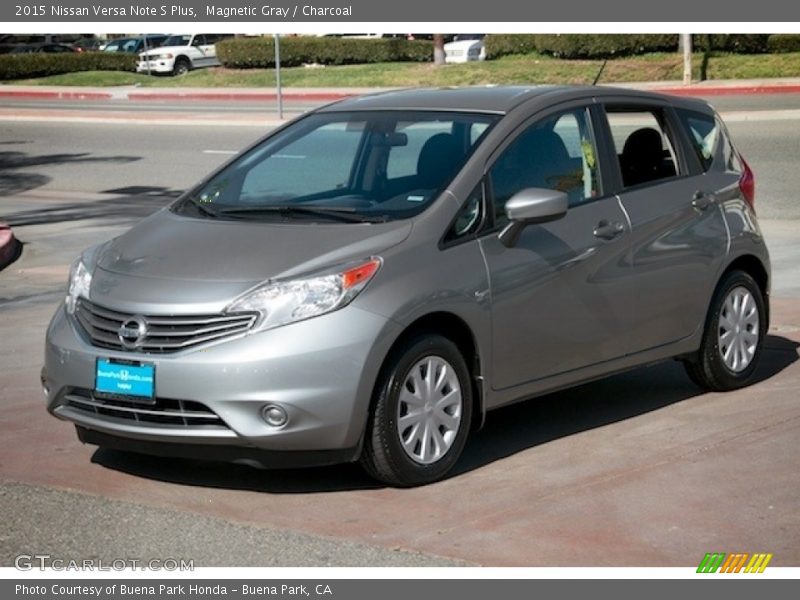 Magnetic Gray / Charcoal 2015 Nissan Versa Note S Plus