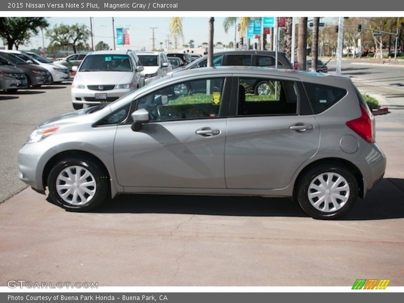 Magnetic Gray / Charcoal 2015 Nissan Versa Note S Plus