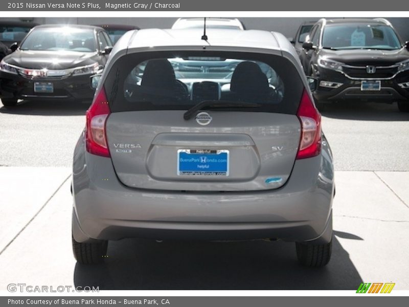 Magnetic Gray / Charcoal 2015 Nissan Versa Note S Plus