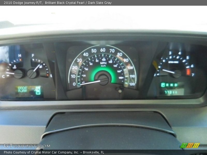 Brilliant Black Crystal Pearl / Dark Slate Gray 2010 Dodge Journey R/T