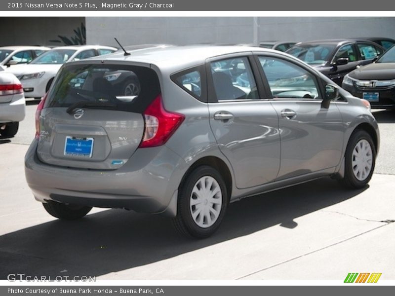 Magnetic Gray / Charcoal 2015 Nissan Versa Note S Plus