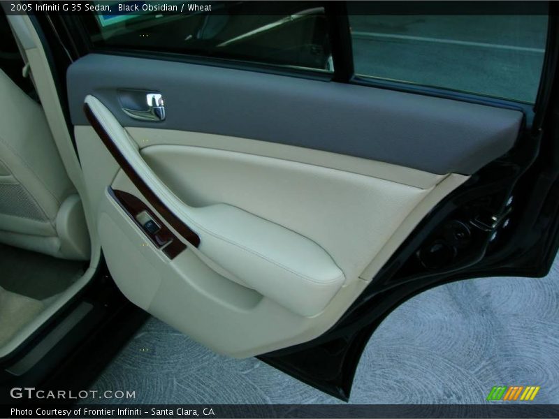 Black Obsidian / Wheat 2005 Infiniti G 35 Sedan
