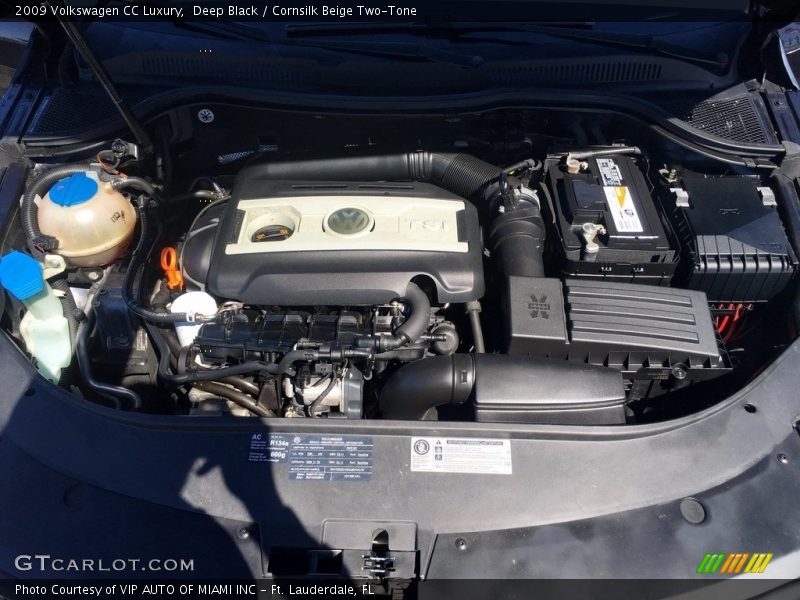 Deep Black / Cornsilk Beige Two-Tone 2009 Volkswagen CC Luxury