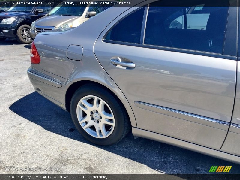 Desert Silver Metallic / Charcoal 2006 Mercedes-Benz E 320 CDI Sedan