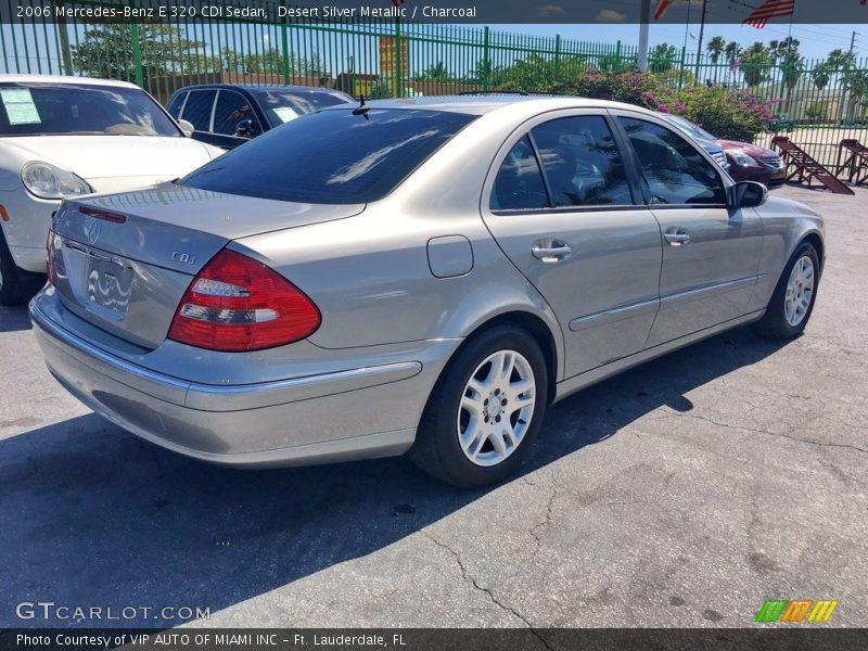 Desert Silver Metallic / Charcoal 2006 Mercedes-Benz E 320 CDI Sedan