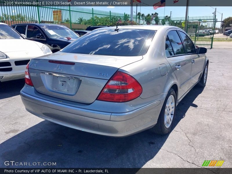 Desert Silver Metallic / Charcoal 2006 Mercedes-Benz E 320 CDI Sedan