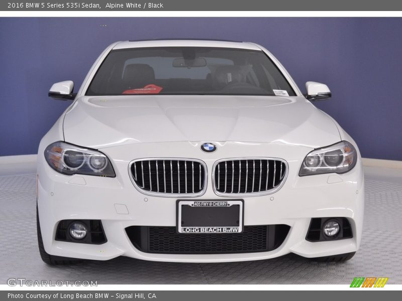 Alpine White / Black 2016 BMW 5 Series 535i Sedan