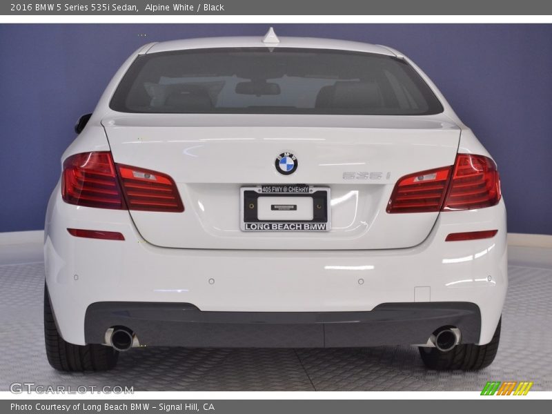 Alpine White / Black 2016 BMW 5 Series 535i Sedan