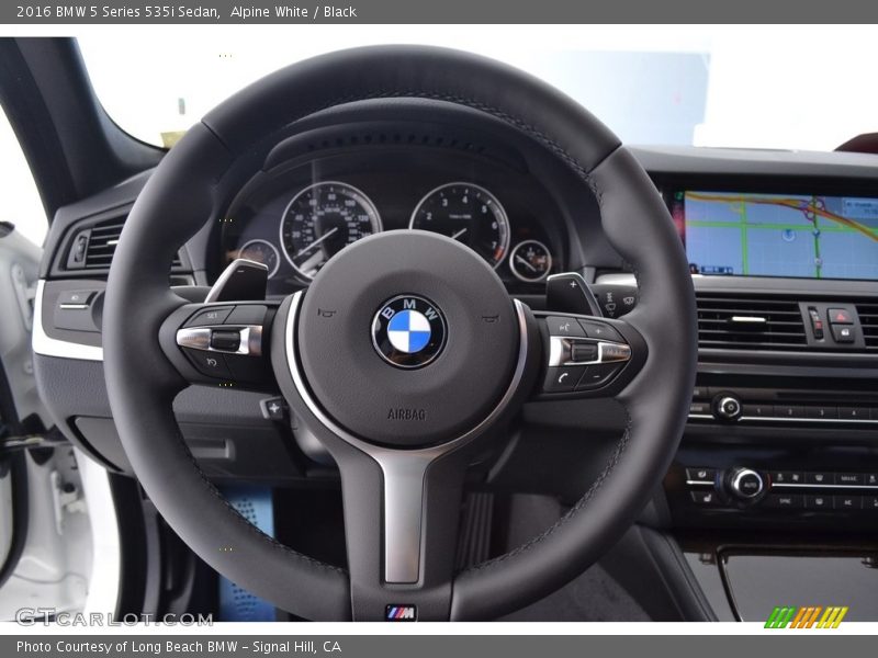 Alpine White / Black 2016 BMW 5 Series 535i Sedan