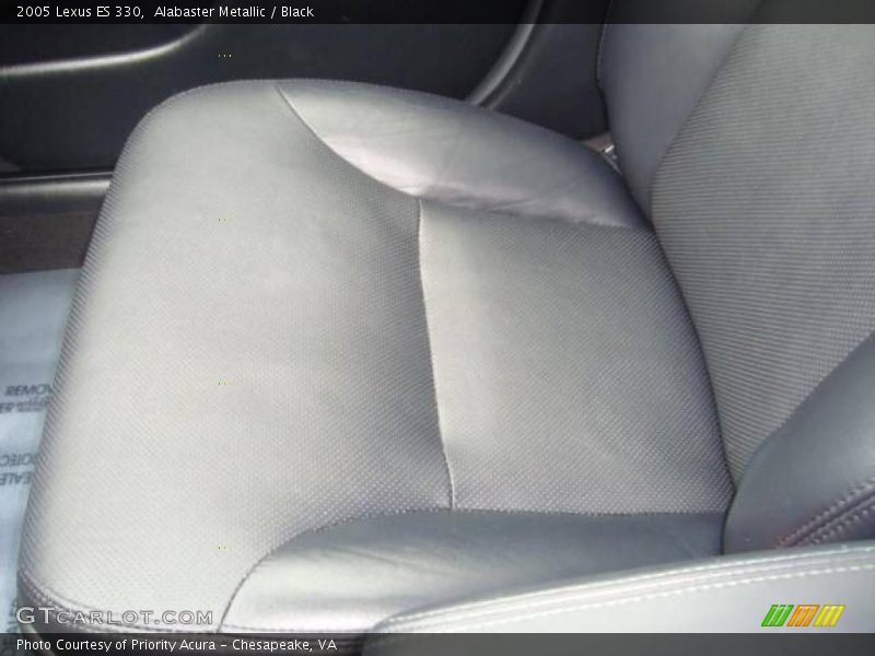Alabaster Metallic / Black 2005 Lexus ES 330