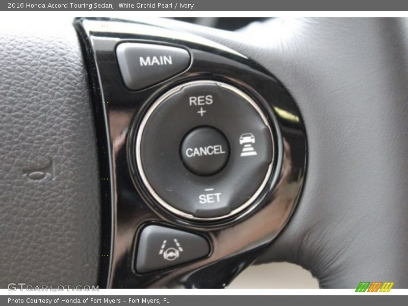 White Orchid Pearl / Ivory 2016 Honda Accord Touring Sedan