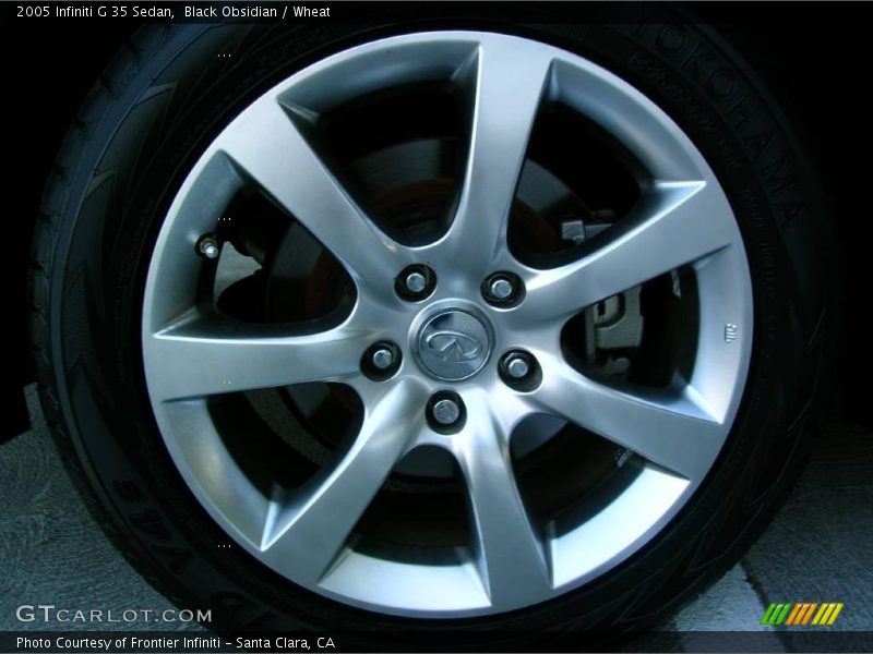 Black Obsidian / Wheat 2005 Infiniti G 35 Sedan