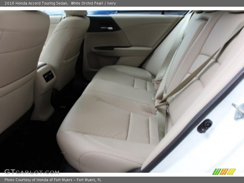 White Orchid Pearl / Ivory 2016 Honda Accord Touring Sedan