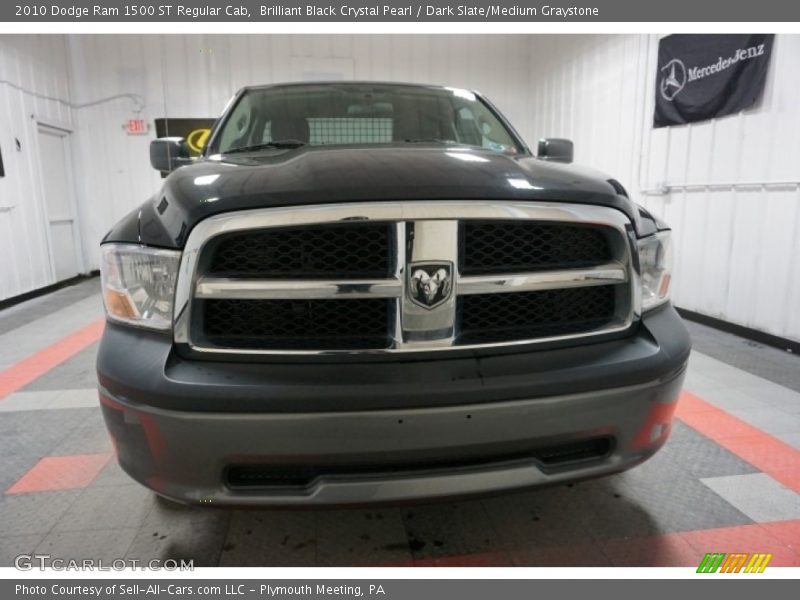 Brilliant Black Crystal Pearl / Dark Slate/Medium Graystone 2010 Dodge Ram 1500 ST Regular Cab