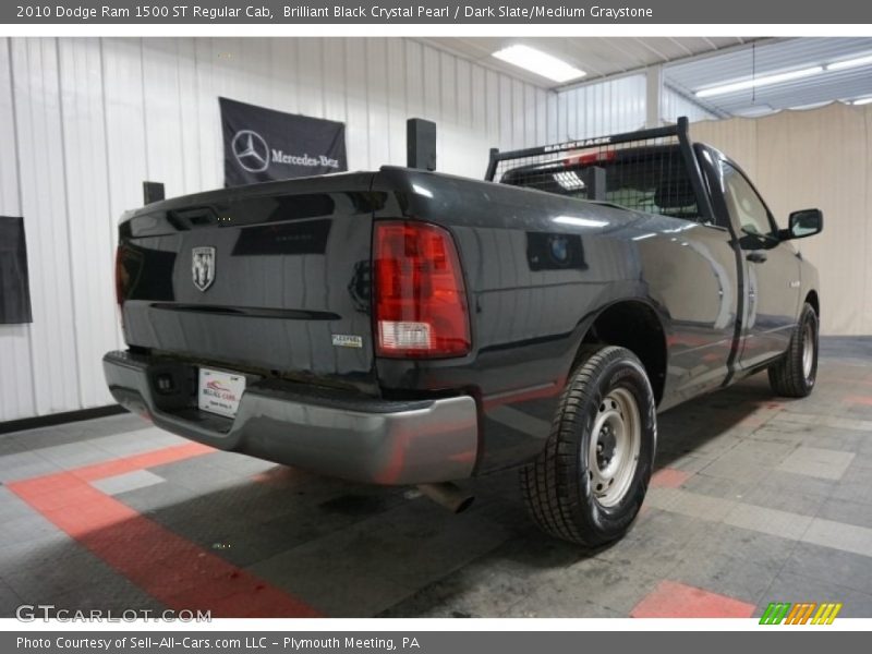 Brilliant Black Crystal Pearl / Dark Slate/Medium Graystone 2010 Dodge Ram 1500 ST Regular Cab