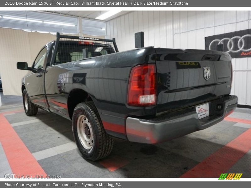Brilliant Black Crystal Pearl / Dark Slate/Medium Graystone 2010 Dodge Ram 1500 ST Regular Cab