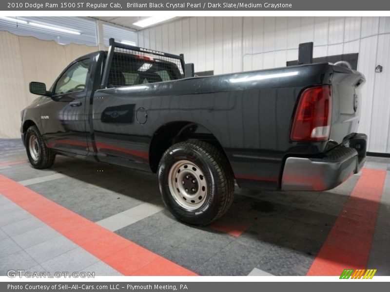 Brilliant Black Crystal Pearl / Dark Slate/Medium Graystone 2010 Dodge Ram 1500 ST Regular Cab