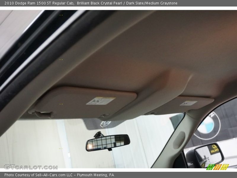 Brilliant Black Crystal Pearl / Dark Slate/Medium Graystone 2010 Dodge Ram 1500 ST Regular Cab