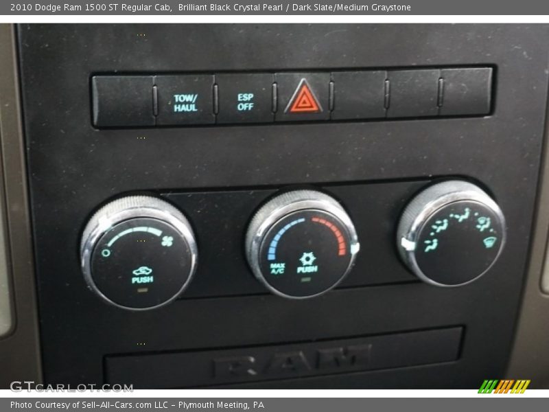 Brilliant Black Crystal Pearl / Dark Slate/Medium Graystone 2010 Dodge Ram 1500 ST Regular Cab