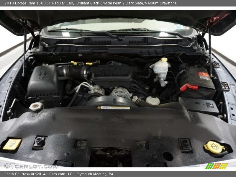 Brilliant Black Crystal Pearl / Dark Slate/Medium Graystone 2010 Dodge Ram 1500 ST Regular Cab