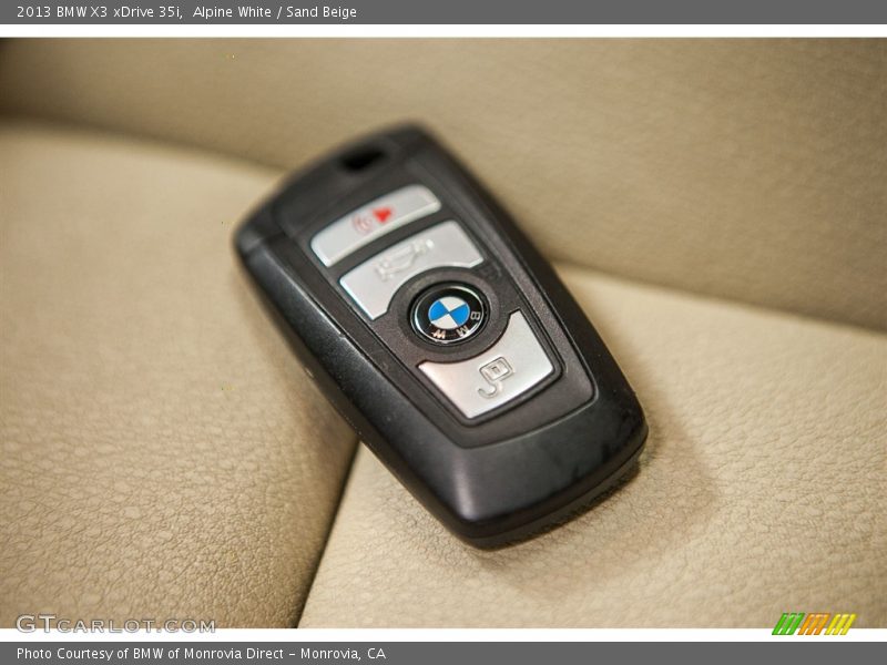 Alpine White / Sand Beige 2013 BMW X3 xDrive 35i