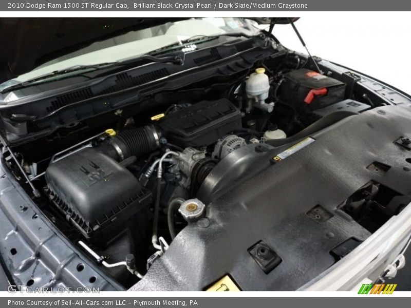 Brilliant Black Crystal Pearl / Dark Slate/Medium Graystone 2010 Dodge Ram 1500 ST Regular Cab