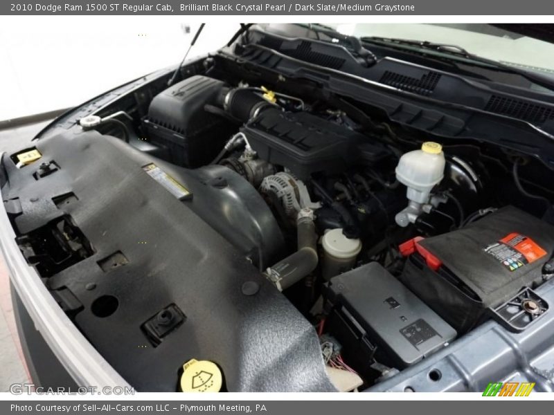Brilliant Black Crystal Pearl / Dark Slate/Medium Graystone 2010 Dodge Ram 1500 ST Regular Cab