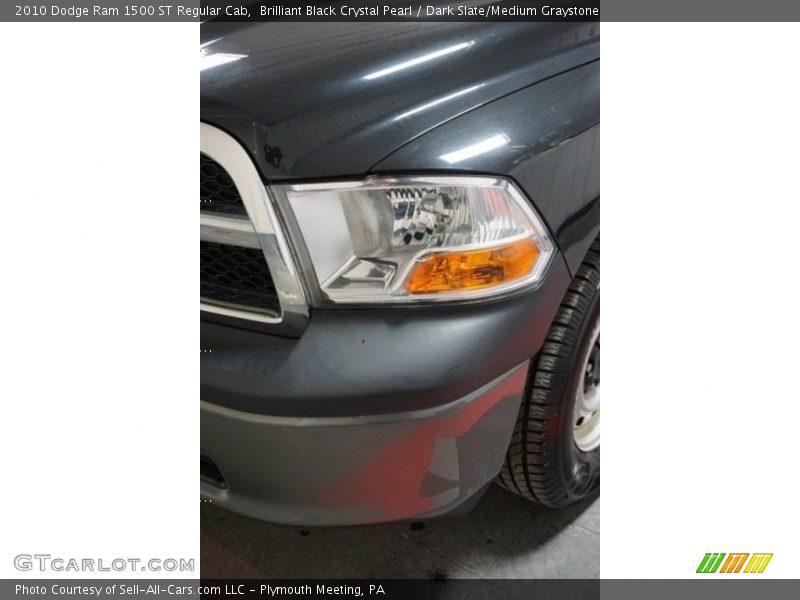 Brilliant Black Crystal Pearl / Dark Slate/Medium Graystone 2010 Dodge Ram 1500 ST Regular Cab