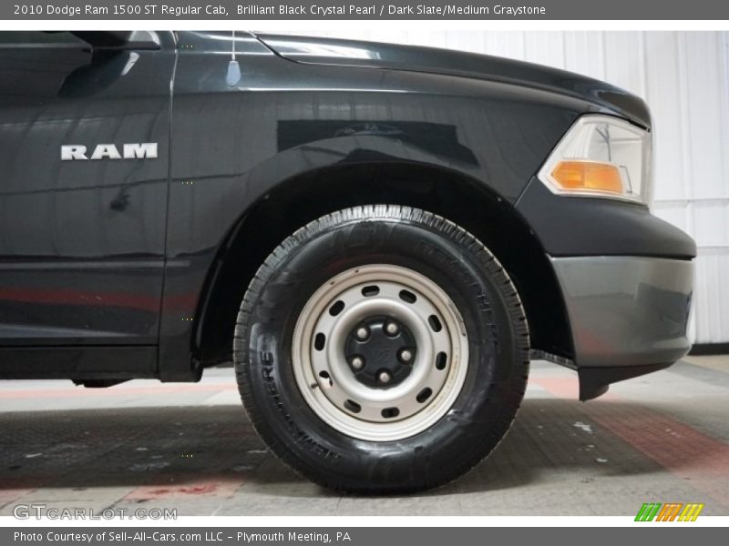 Brilliant Black Crystal Pearl / Dark Slate/Medium Graystone 2010 Dodge Ram 1500 ST Regular Cab