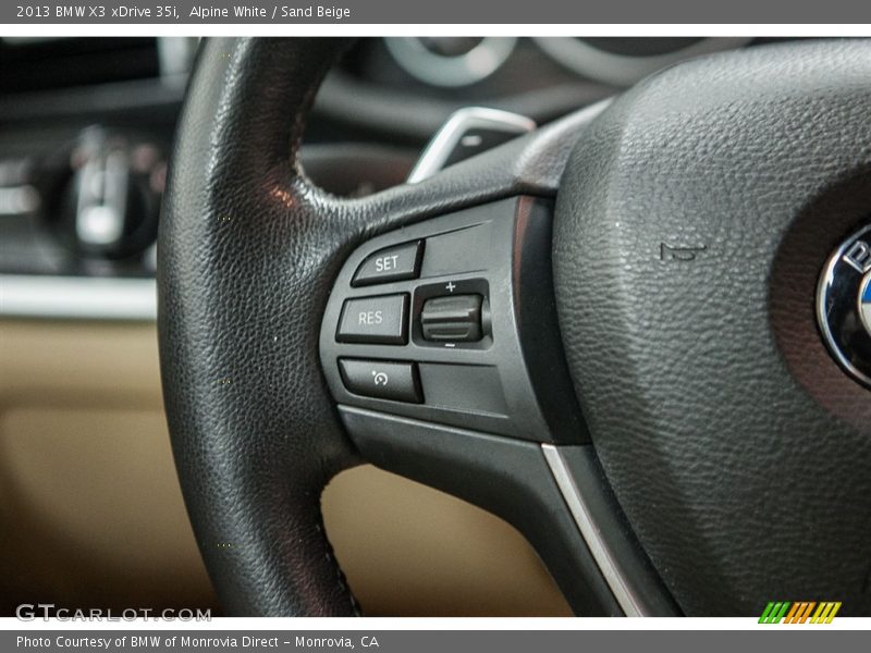 Alpine White / Sand Beige 2013 BMW X3 xDrive 35i