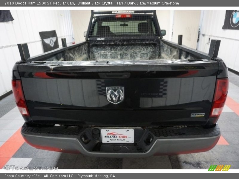 Brilliant Black Crystal Pearl / Dark Slate/Medium Graystone 2010 Dodge Ram 1500 ST Regular Cab