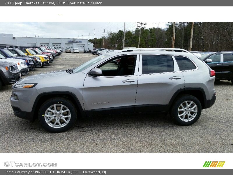 Billet Silver Metallic / Black 2016 Jeep Cherokee Latitude