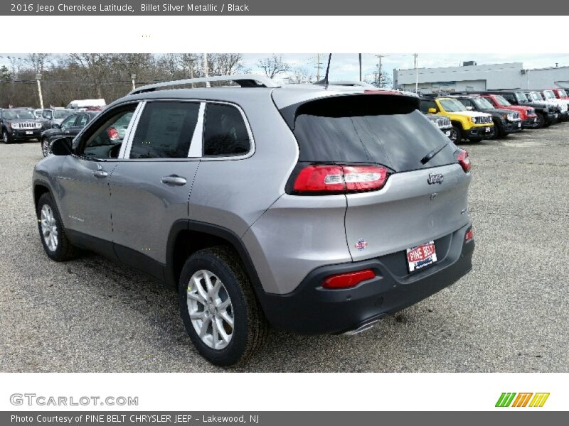 Billet Silver Metallic / Black 2016 Jeep Cherokee Latitude