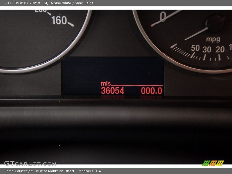 Alpine White / Sand Beige 2013 BMW X3 xDrive 35i