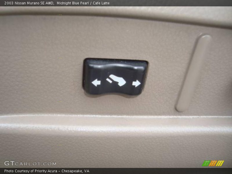 Midnight Blue Pearl / Cafe Latte 2003 Nissan Murano SE AWD