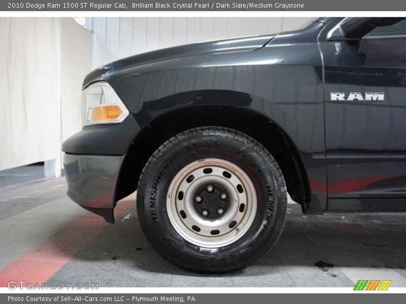 Brilliant Black Crystal Pearl / Dark Slate/Medium Graystone 2010 Dodge Ram 1500 ST Regular Cab
