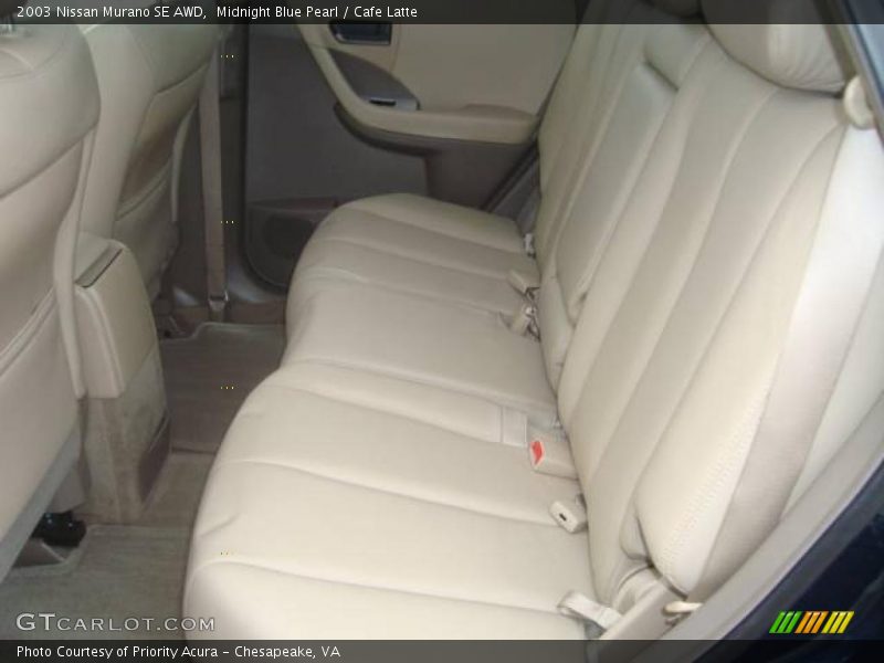 Midnight Blue Pearl / Cafe Latte 2003 Nissan Murano SE AWD
