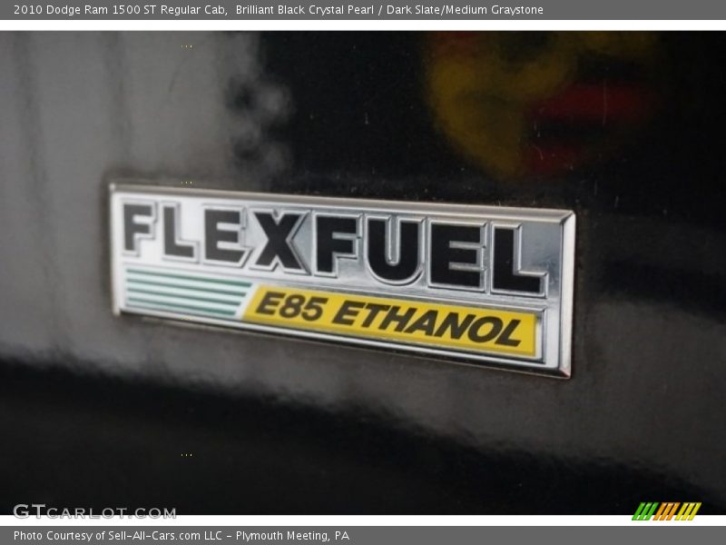 Brilliant Black Crystal Pearl / Dark Slate/Medium Graystone 2010 Dodge Ram 1500 ST Regular Cab