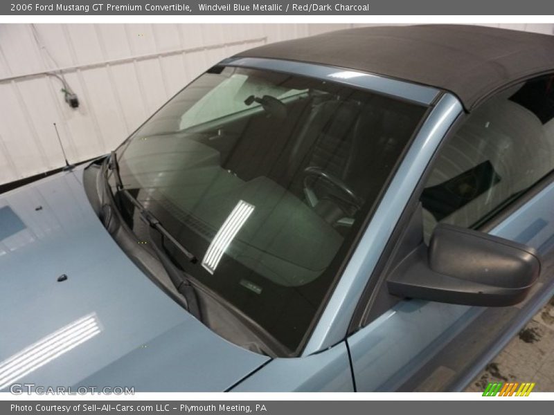 Windveil Blue Metallic / Red/Dark Charcoal 2006 Ford Mustang GT Premium Convertible
