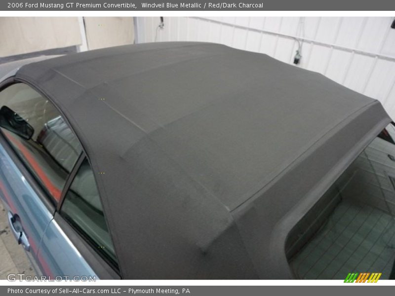 Windveil Blue Metallic / Red/Dark Charcoal 2006 Ford Mustang GT Premium Convertible