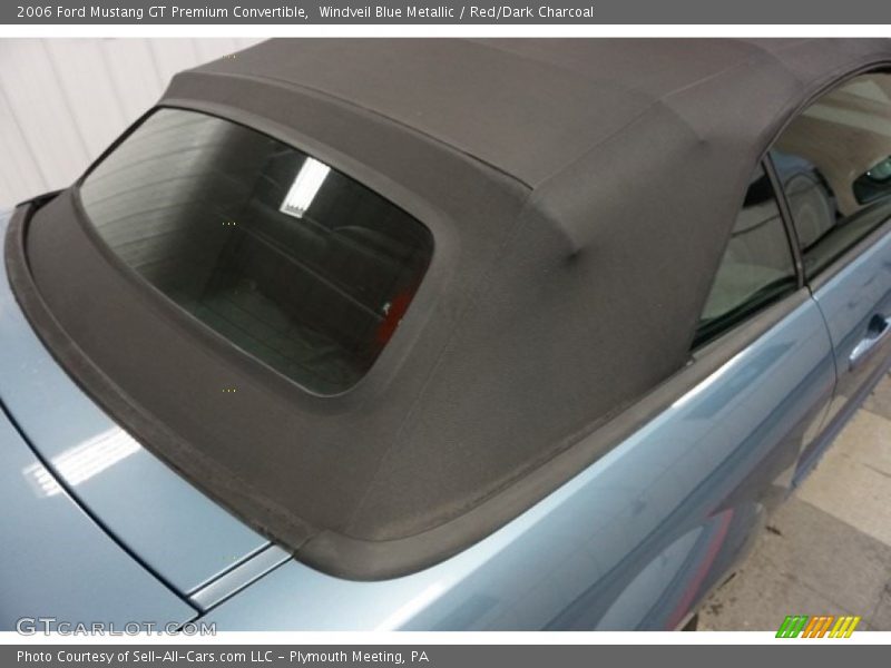 Windveil Blue Metallic / Red/Dark Charcoal 2006 Ford Mustang GT Premium Convertible