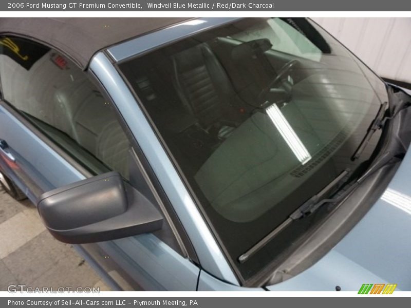 Windveil Blue Metallic / Red/Dark Charcoal 2006 Ford Mustang GT Premium Convertible