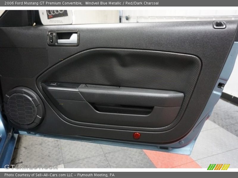 Windveil Blue Metallic / Red/Dark Charcoal 2006 Ford Mustang GT Premium Convertible