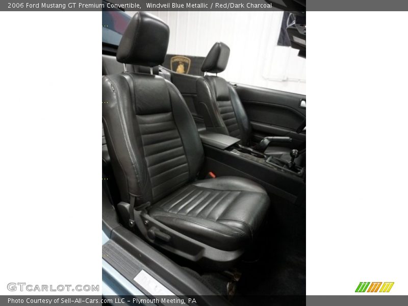 Windveil Blue Metallic / Red/Dark Charcoal 2006 Ford Mustang GT Premium Convertible