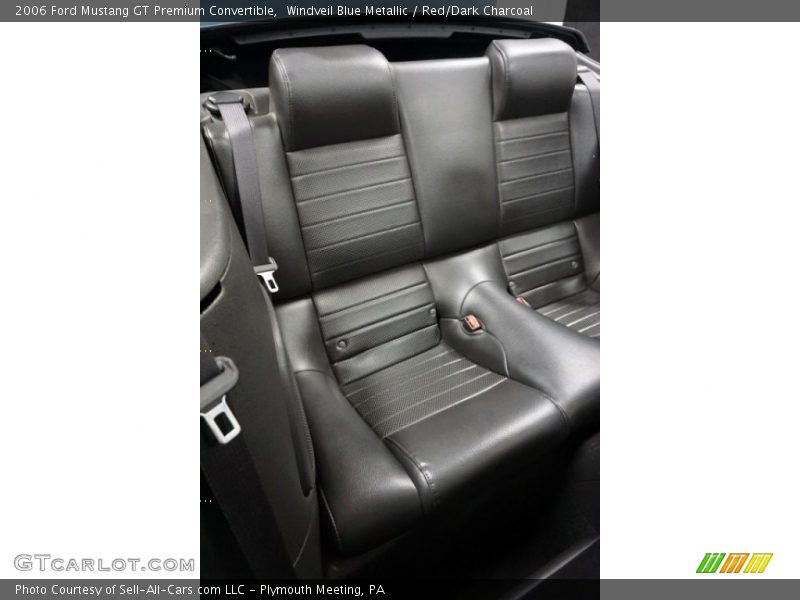 Windveil Blue Metallic / Red/Dark Charcoal 2006 Ford Mustang GT Premium Convertible