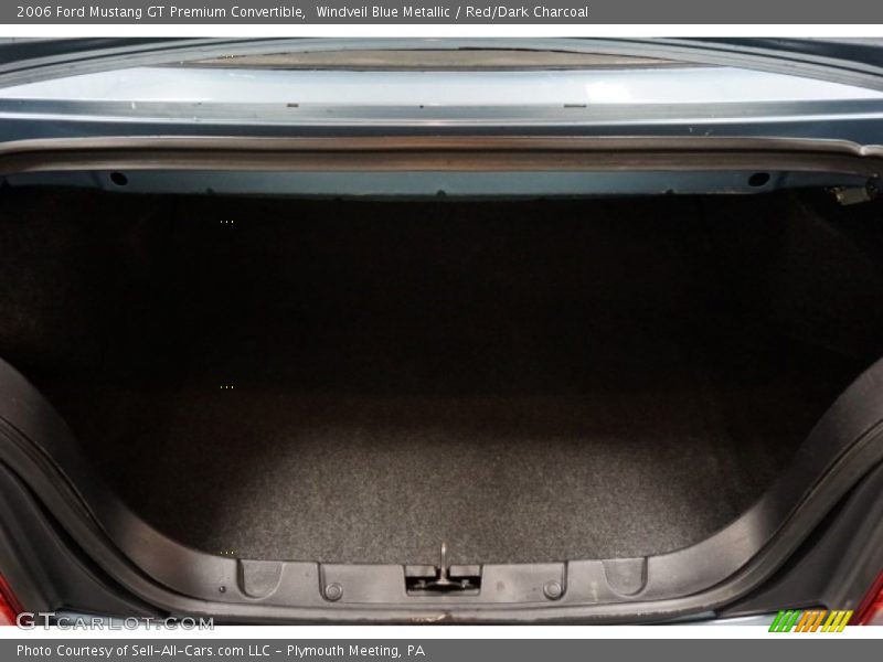 Windveil Blue Metallic / Red/Dark Charcoal 2006 Ford Mustang GT Premium Convertible