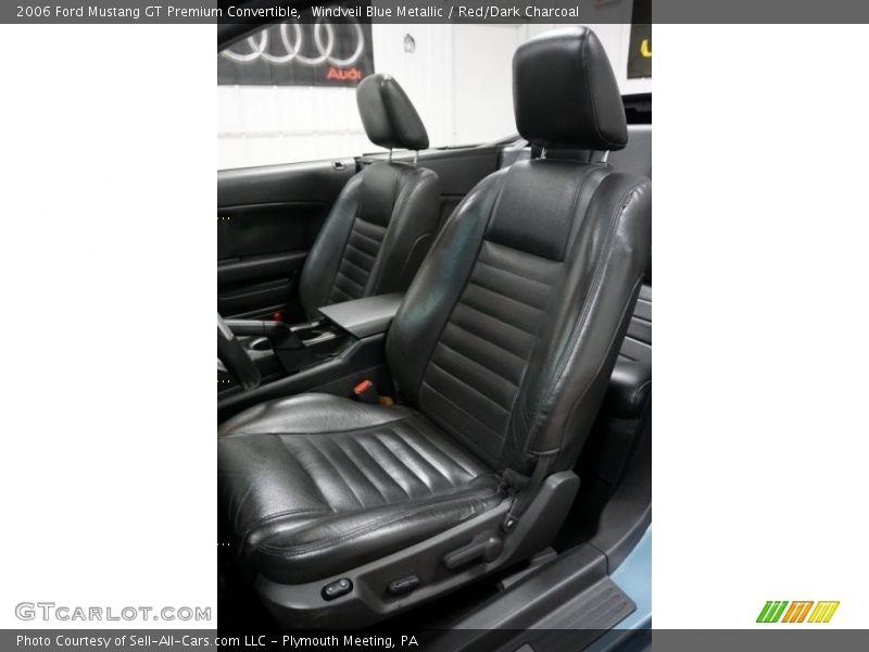 Windveil Blue Metallic / Red/Dark Charcoal 2006 Ford Mustang GT Premium Convertible