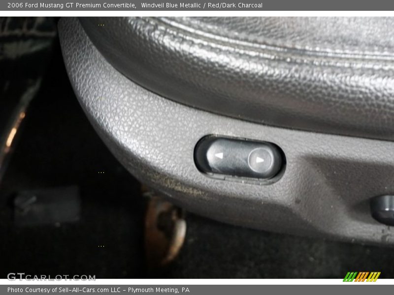 Windveil Blue Metallic / Red/Dark Charcoal 2006 Ford Mustang GT Premium Convertible