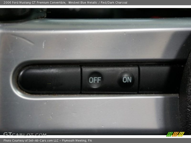 Windveil Blue Metallic / Red/Dark Charcoal 2006 Ford Mustang GT Premium Convertible