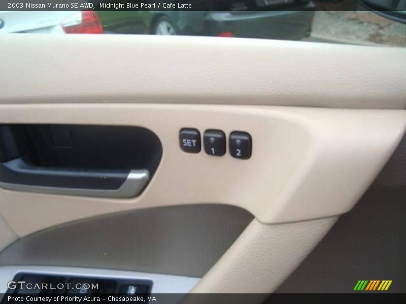 Midnight Blue Pearl / Cafe Latte 2003 Nissan Murano SE AWD